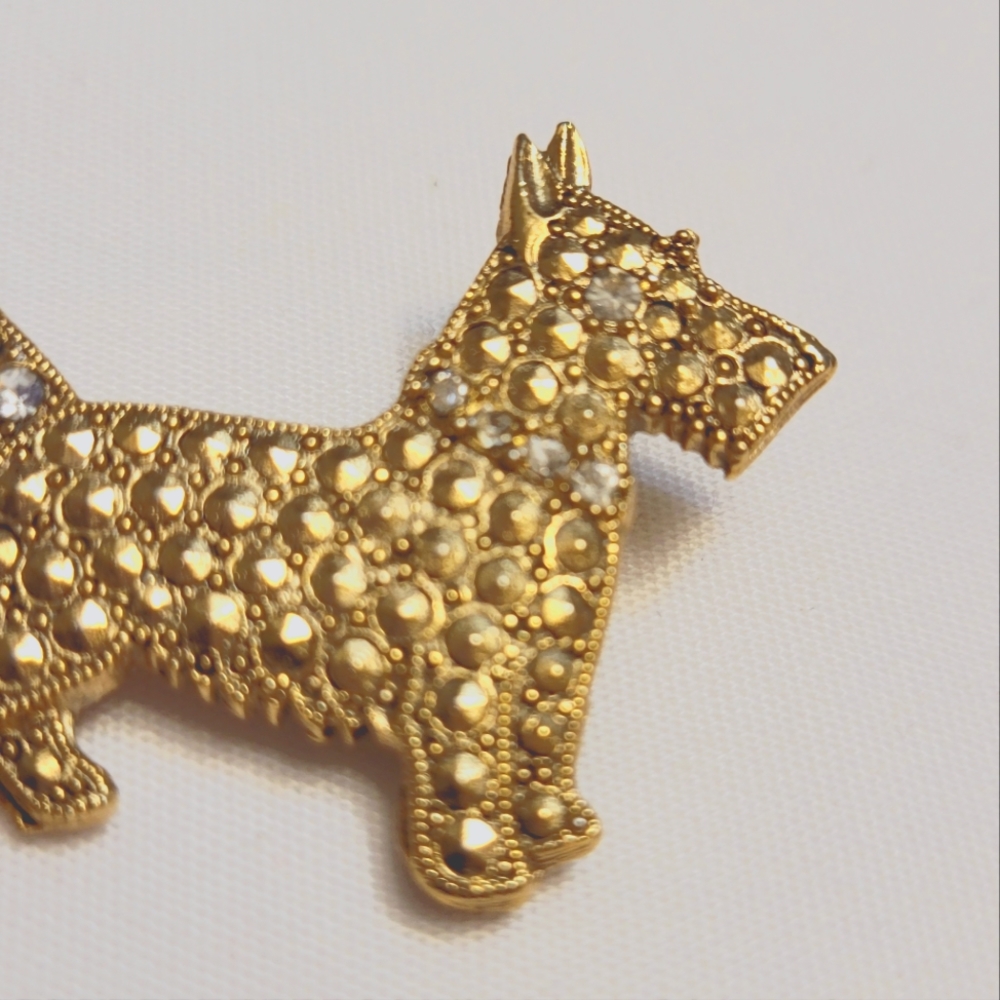 Vintage Scottish Terrier Dog Brooch - Picture 2 of 5